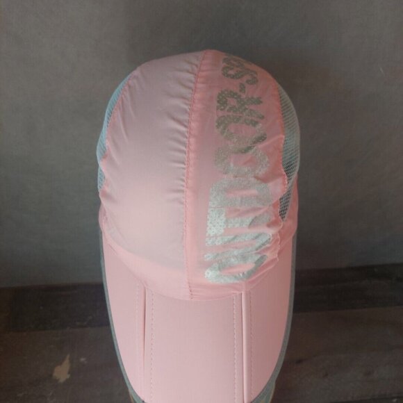 Outdoor Sport Pink Light Weight Foldable Oink And Grey Hat - Picture 5 of 6